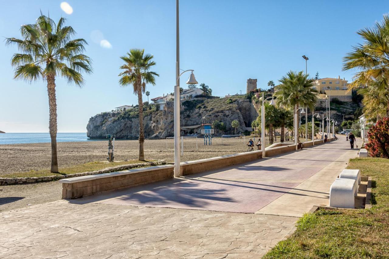 Wintowinrentals 1St Linea De Playa Vista Al Mar Y Piscina La Cala Del Moral Kültér fotó